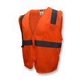 Radians Radians¬Æ SV2Z Economy Class 2 Mesh Safety Vest W/ Zipper, Hi-Vis Orange, M SV2ZOMM